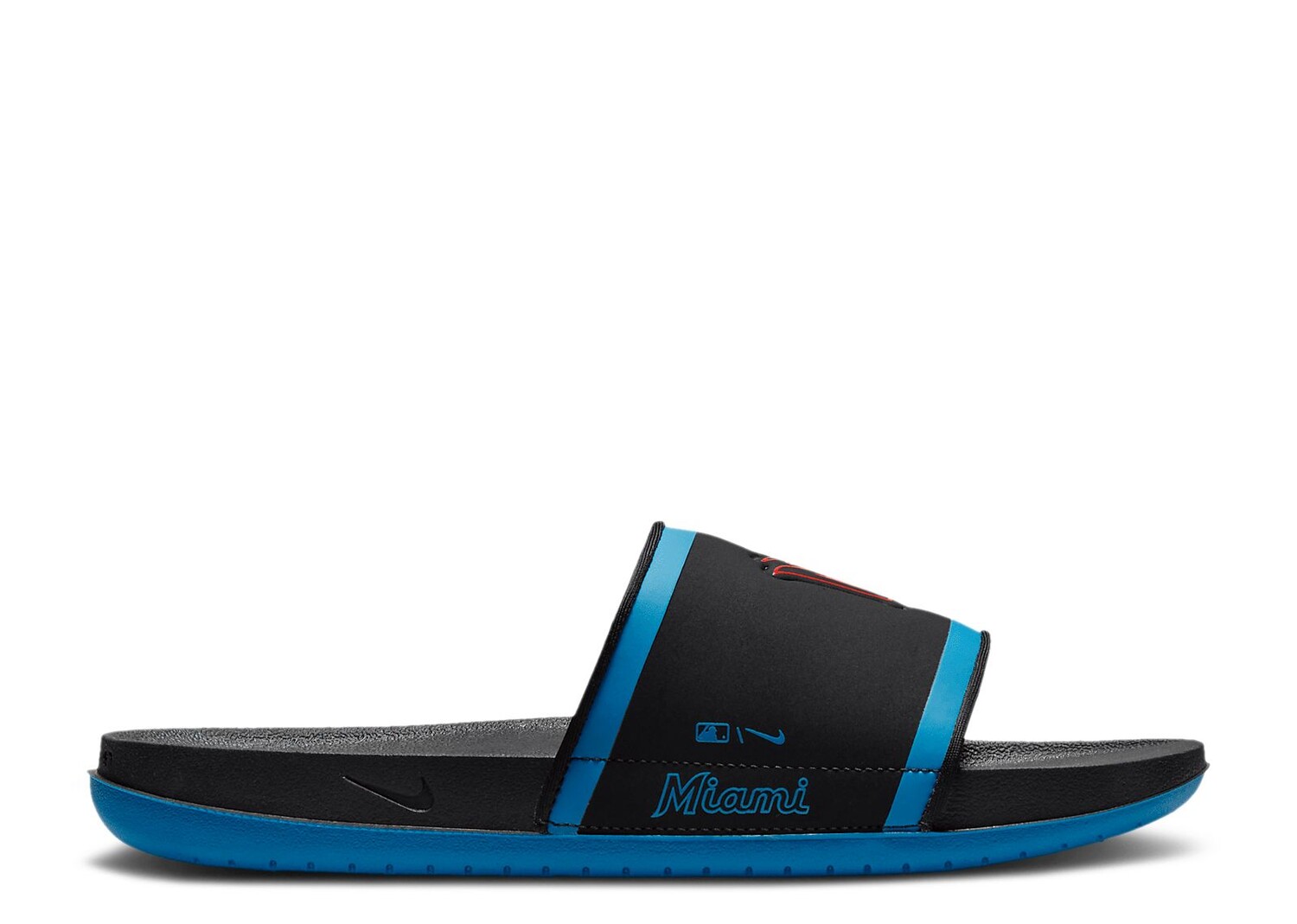 

Кроссовки Nike Mlb X Offcourt Slide 'Miami Marlins', черный