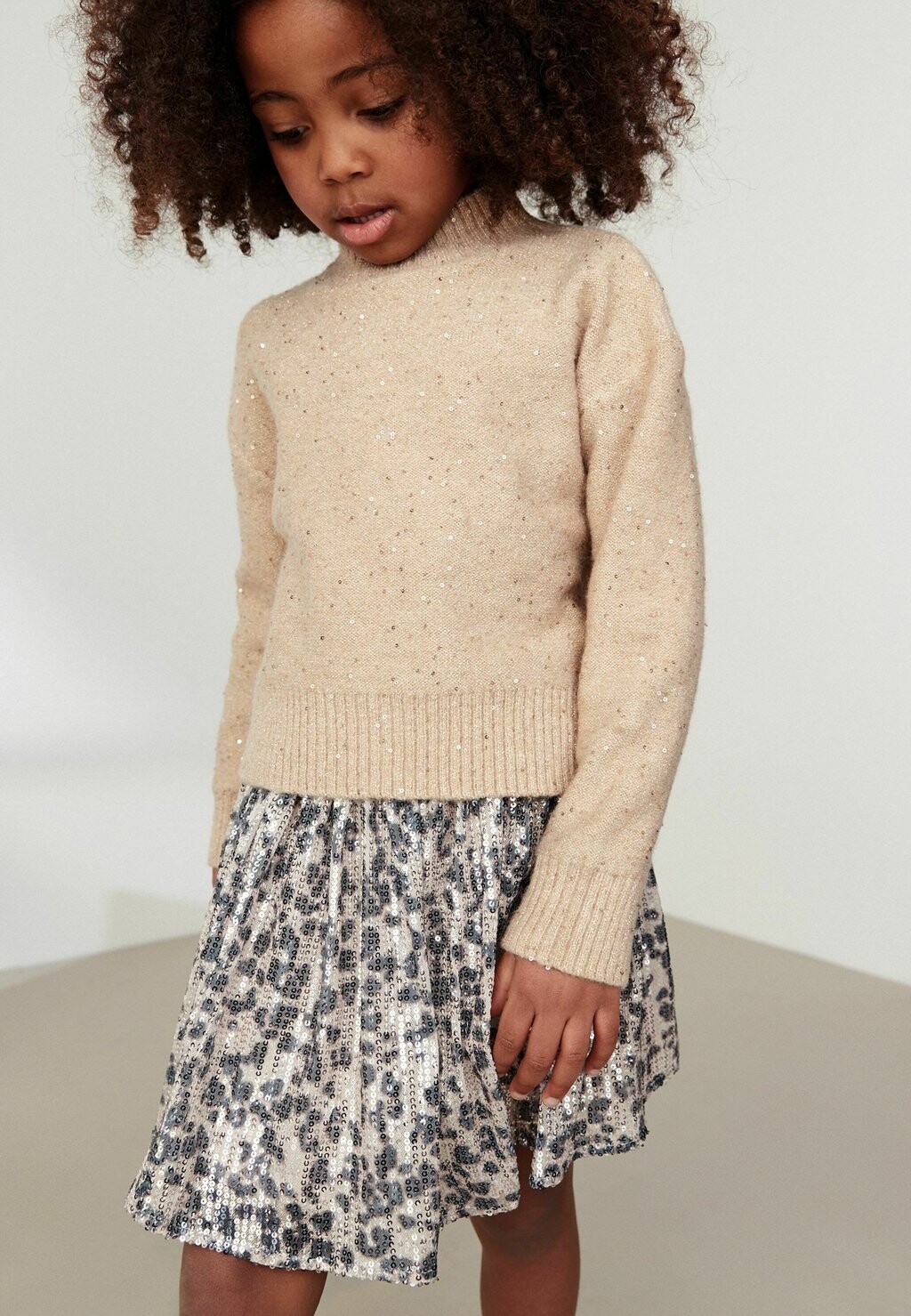 

Свитер Sequin Jumper Next, золото, Желтый