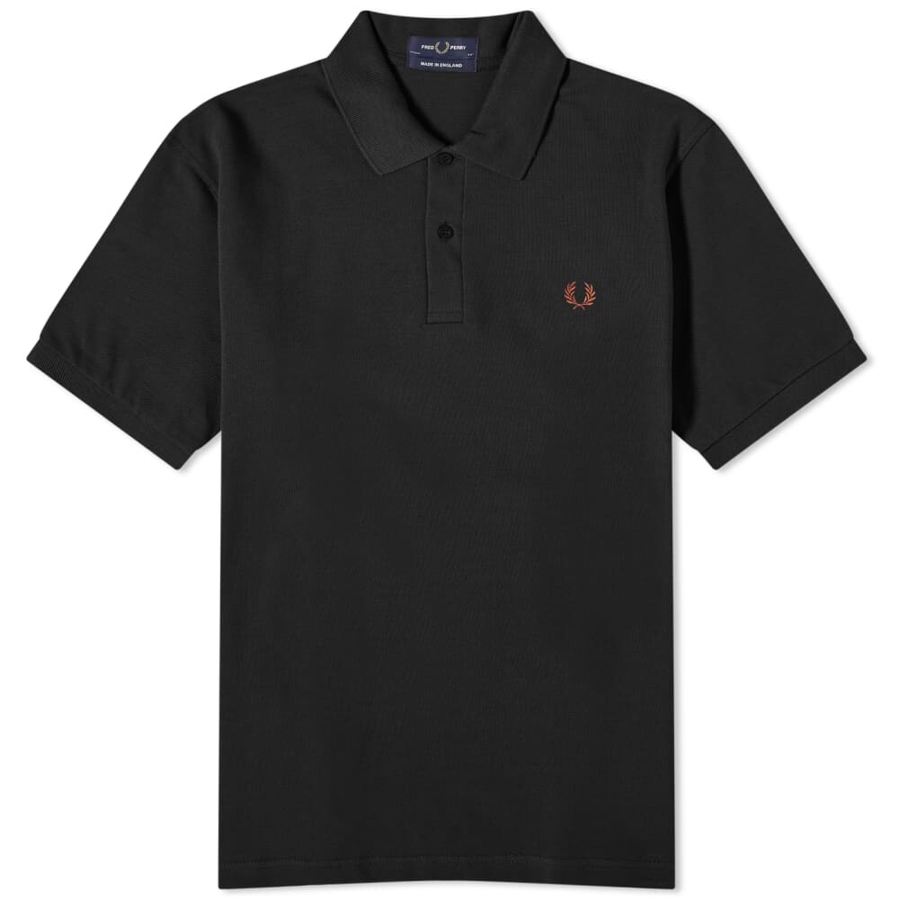 

Однотонная футболка-поло Fred Perry Original, черный
