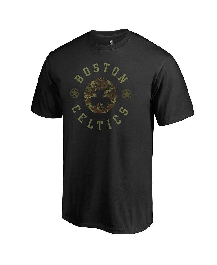 

Мужская черная футболка с логотипом Boston Celtics Liberty Fanatics, черный