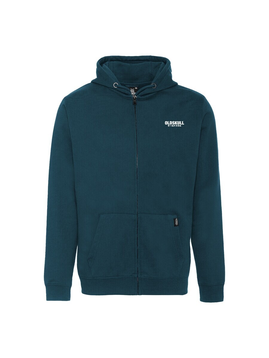 

Худи Oldskull Zip-Up Hoodie, цвет Petrol