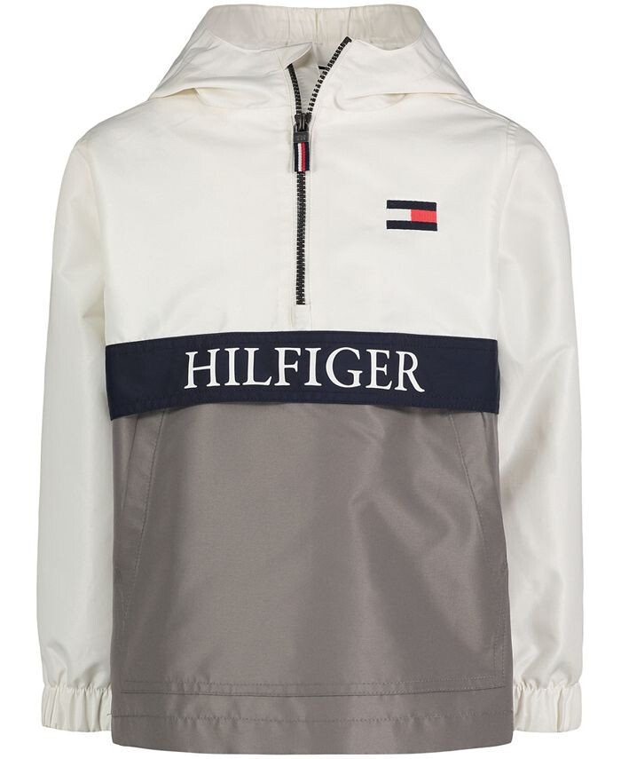 Куртка Popover с цветными блоками Tommy Hilfiger, белый