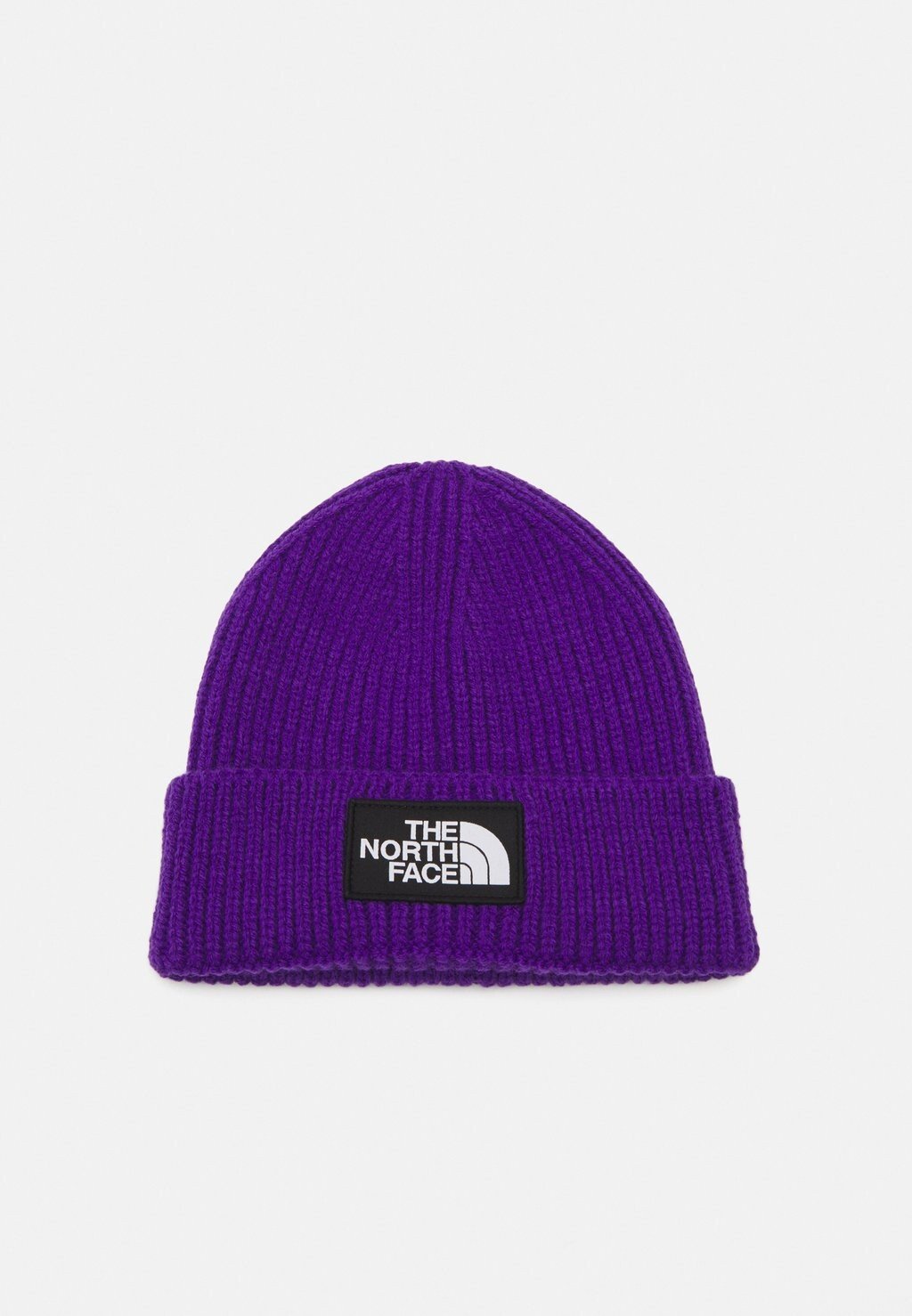 

Бейсболка LOGO BOX CUFFED BEANIE UNISEX The North Face, фиолетовый