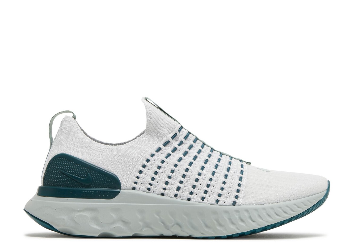

Кроссовки Nike Wmns React Phantom Run Flyknit 2 'Platinum Tint Dark Teal Green', белый
