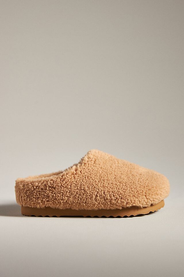 

Тапочки мягкие Anthropologie Sherpa, кедровый