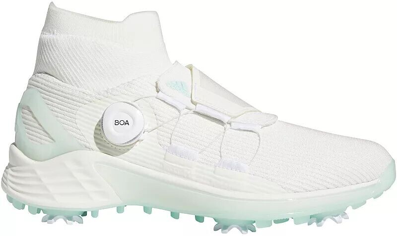 

Женские кроссовки для гольфа Adidas ZG21 Motion Primegreen BOA среднего кроя, белый/мятный