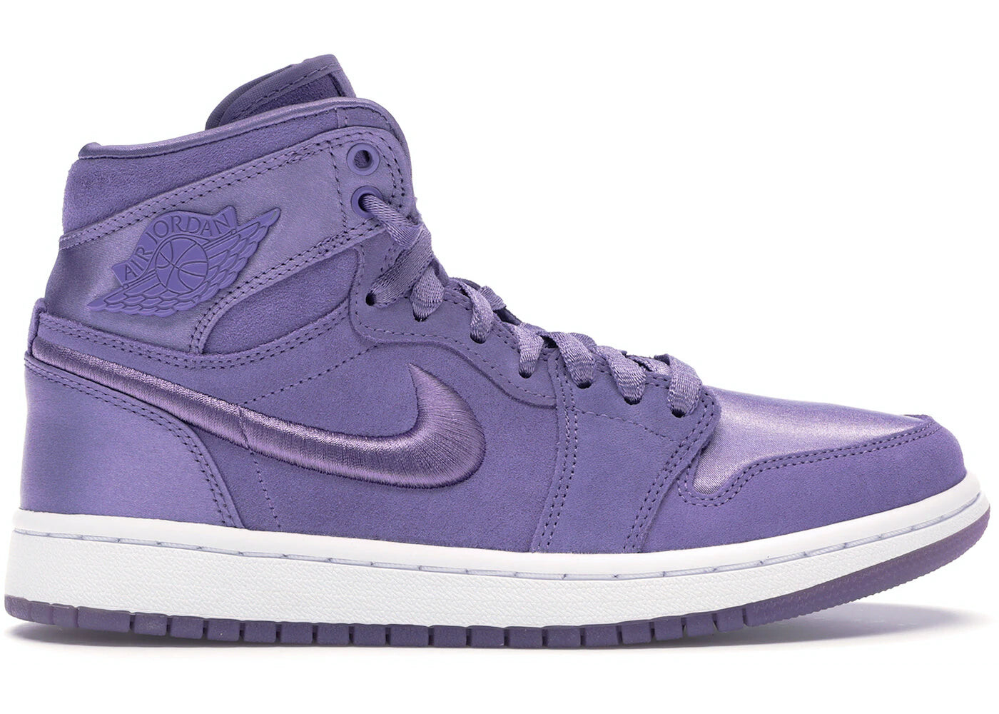 

Кроссовки Nike Air Jordan 1 Retro High Season of Her Purple Earth (W), пурпурный