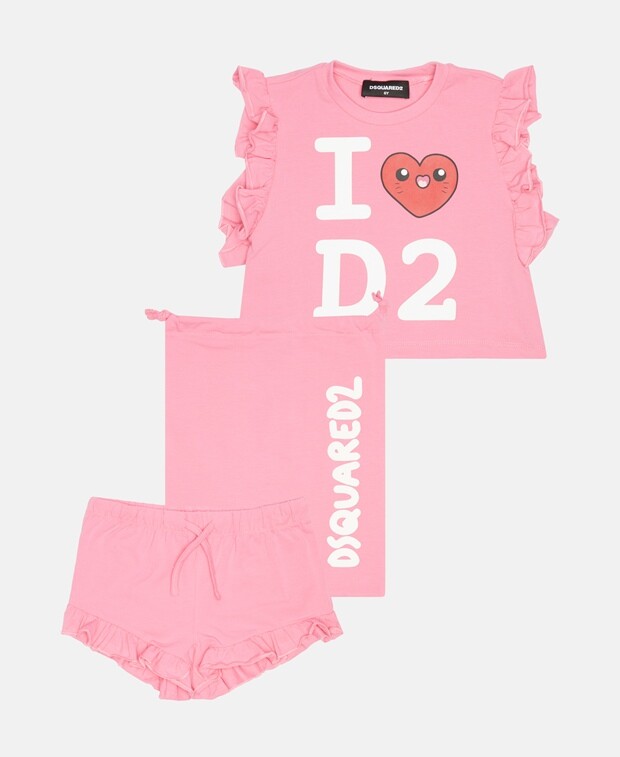 

Пижама Dsquared2, розовый
