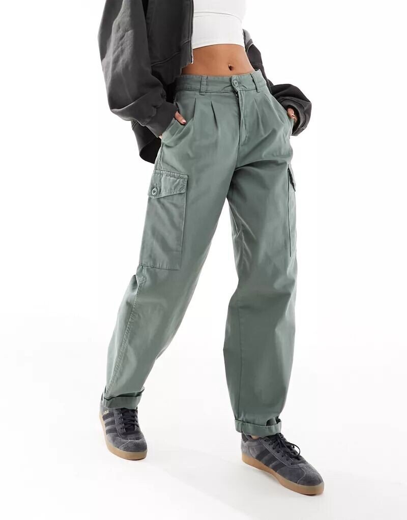 

Зеленые брюки-карго свободного кроя Carhartt WIP Collins