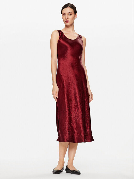

Коктейльное платье стандартного кроя Max Mara Leisure, красный