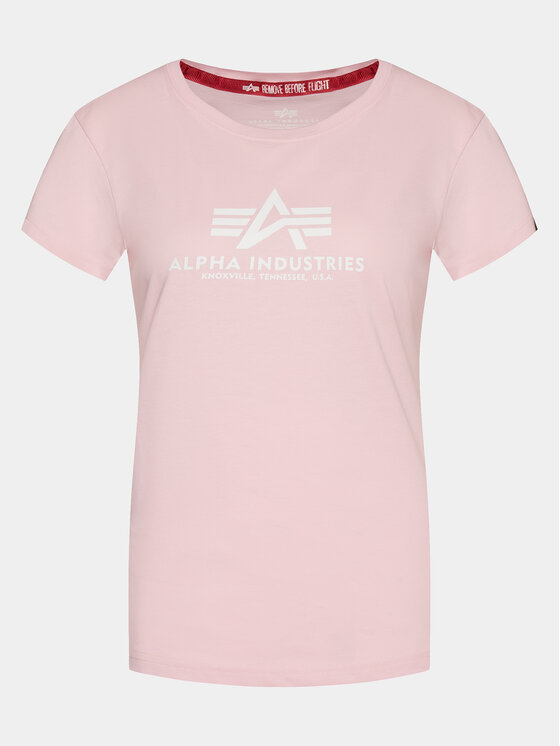 Футболка стандартного кроя Alpha Industries, розовый