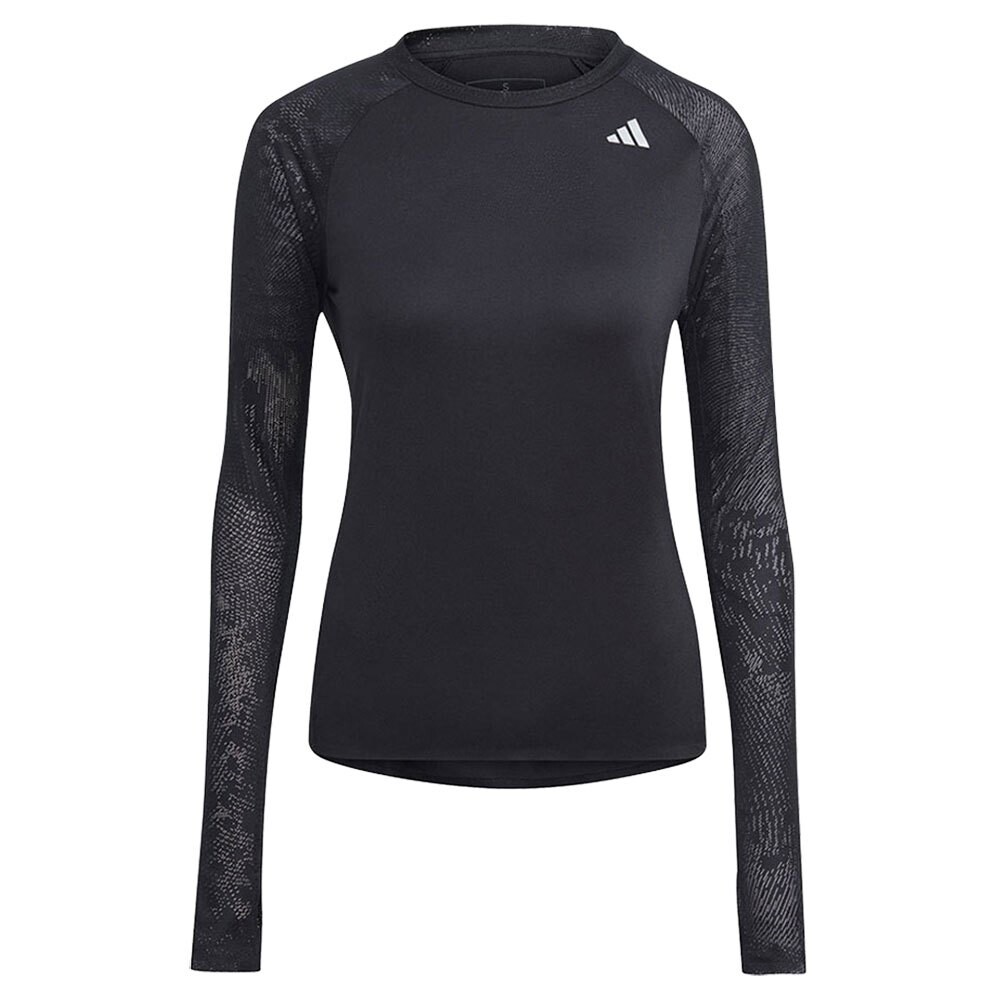 

Футболка с длинным рукавом adidas Adizero, черный