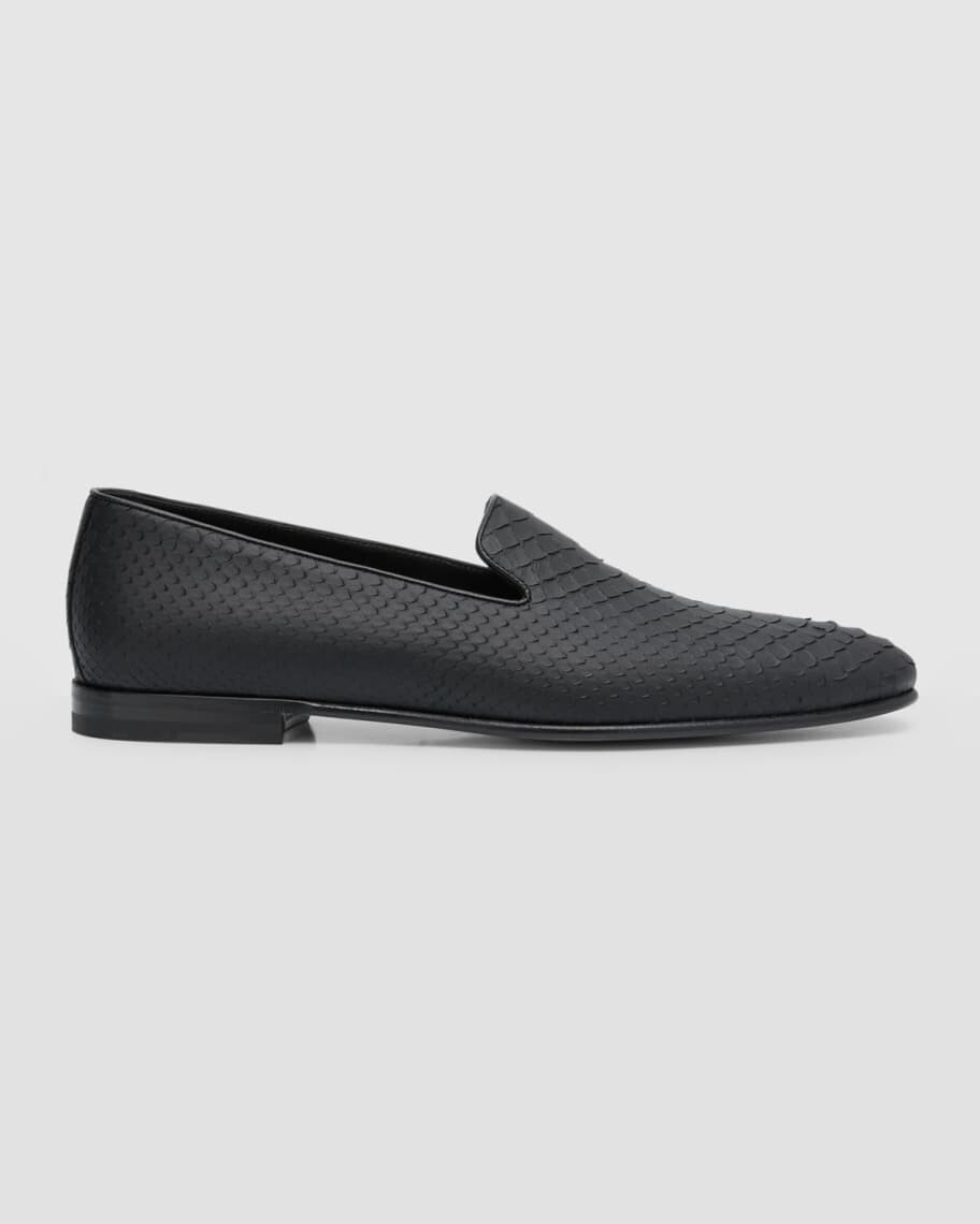 

Мужские кожаные лоферы Mario Python Manolo Blahnik