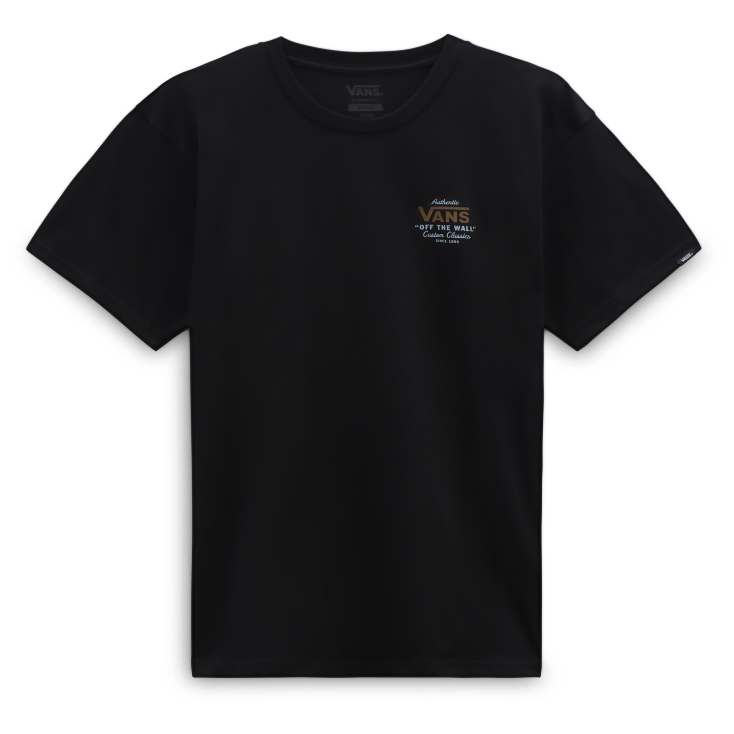 Футболка Vans Holder Street Classic, цвет Black/Antelope футболка с принтом arched vans цвет antelope