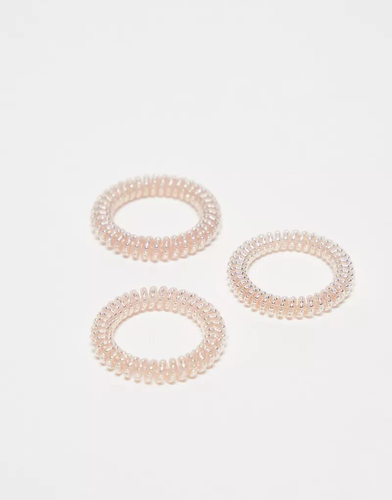 

invisibobble – Набор из 3 тонких спиралей для волос – Розовый монокль