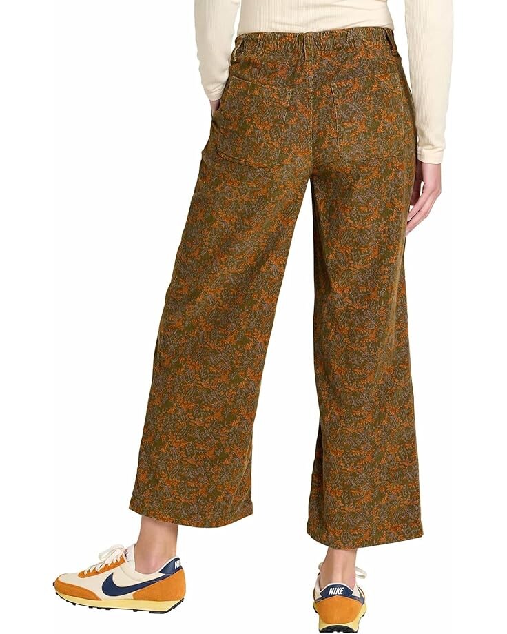 

Брюки Toad&Co Scouter Cord Pleated Pull-On Pants, цвет Fir Floral Print