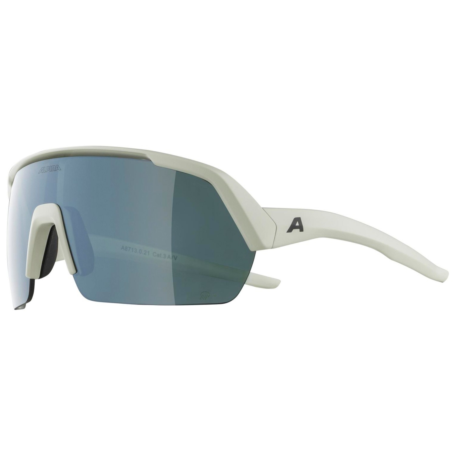 Велосипедные очки Alpina Turbo HR Q Lite Mirror Cat 3, цвет Cool/Grey Matt маска alpina big horn q lite 2021 2022 для взрослых унисекс [a72078 36]