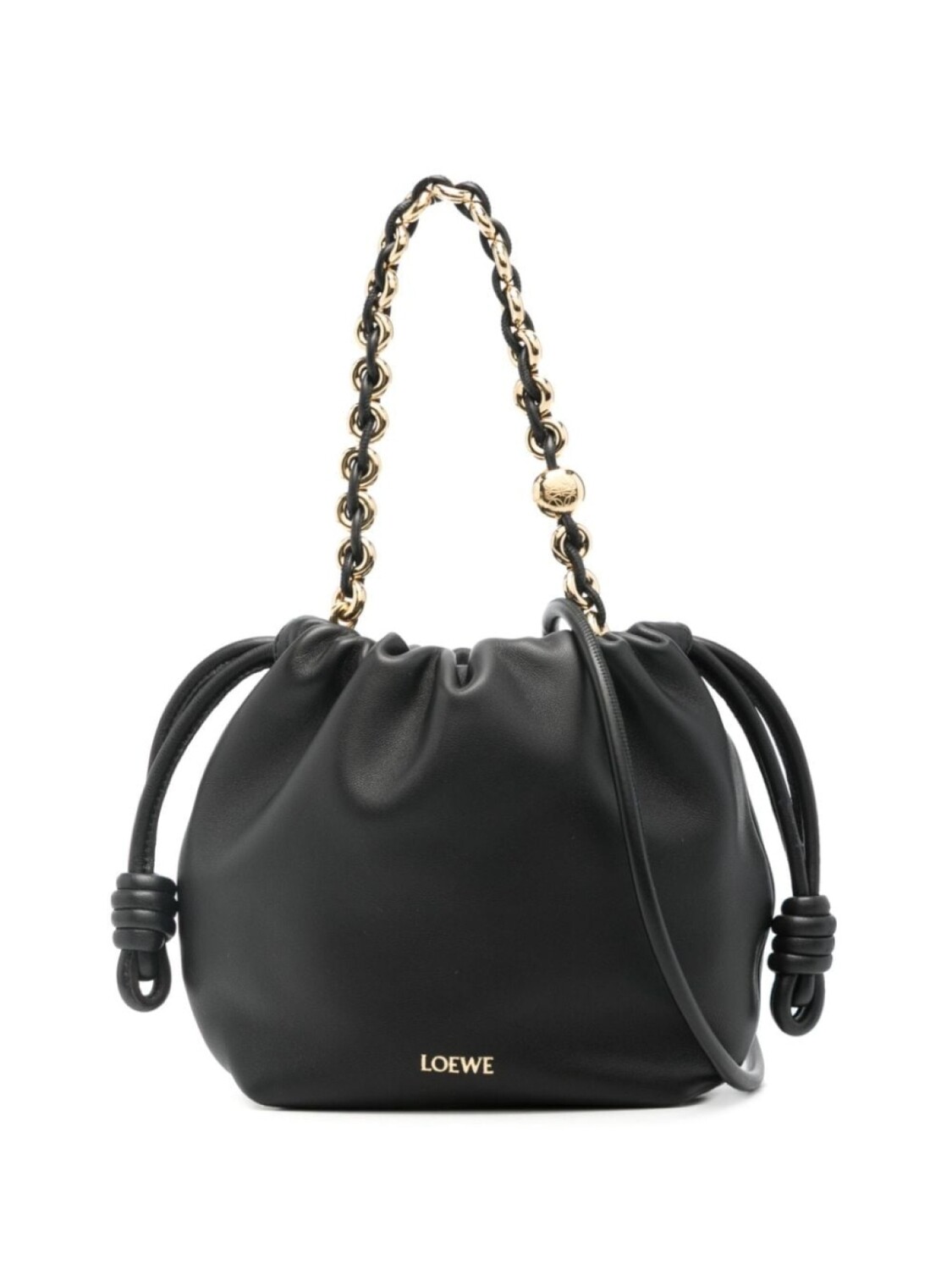 

LOEWE мини-сумка через плечо Flamenco, черный