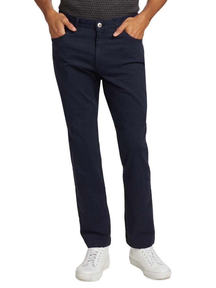

КОЛЛЕКЦИЯ Брюки из хлопкового стрейча с пятью карманами Saks Fifth Avenue, цвет Dress Blue