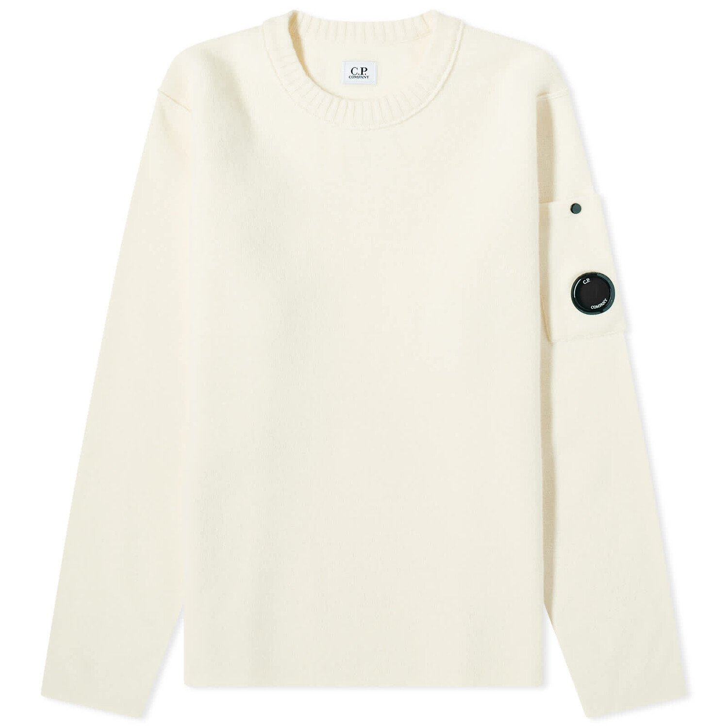

Джемпер C.P. Company Lens Lambswool, цвет Gauze White
