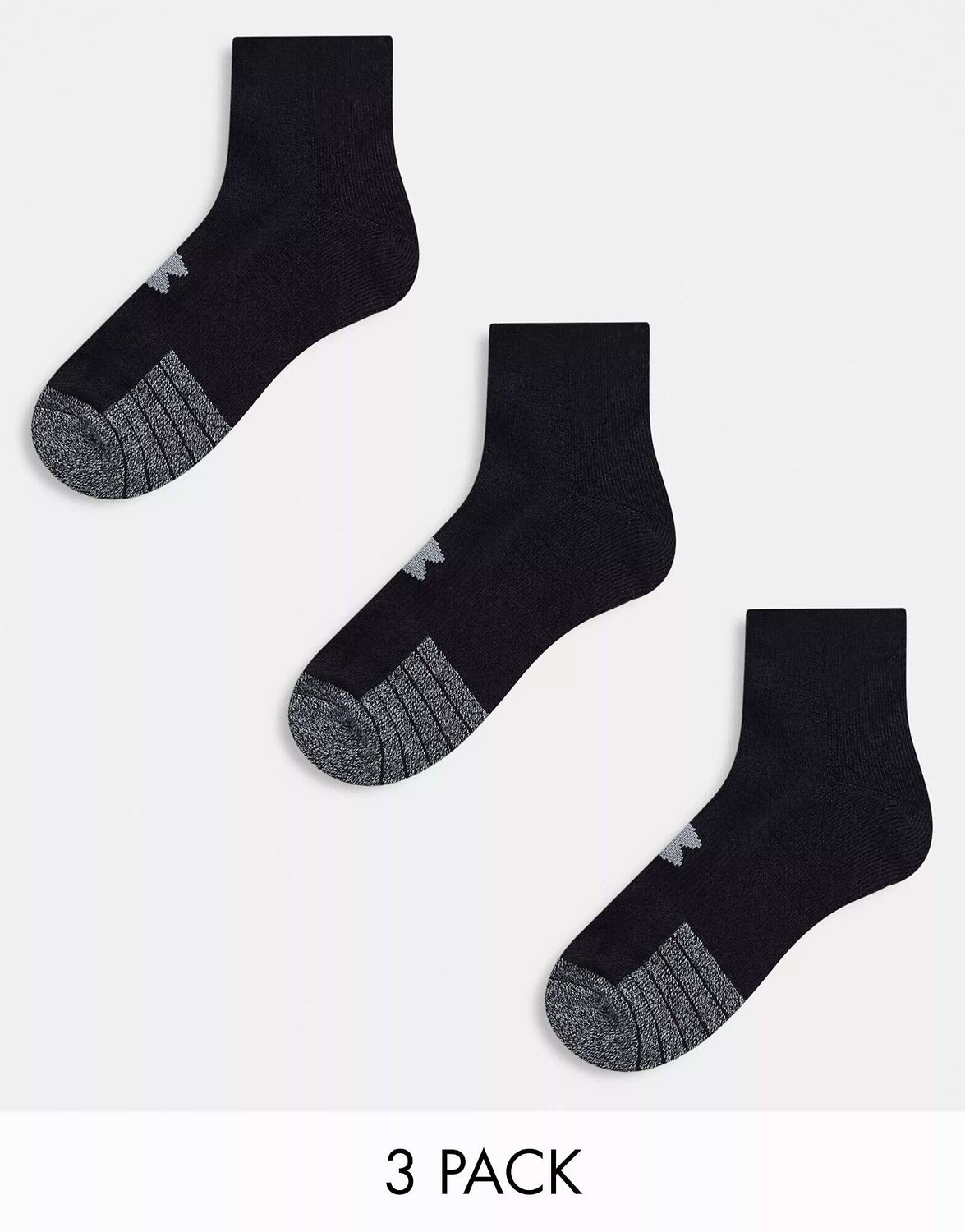 

Парочка из 3 низких носков черного цвета Under Armour Heatgear