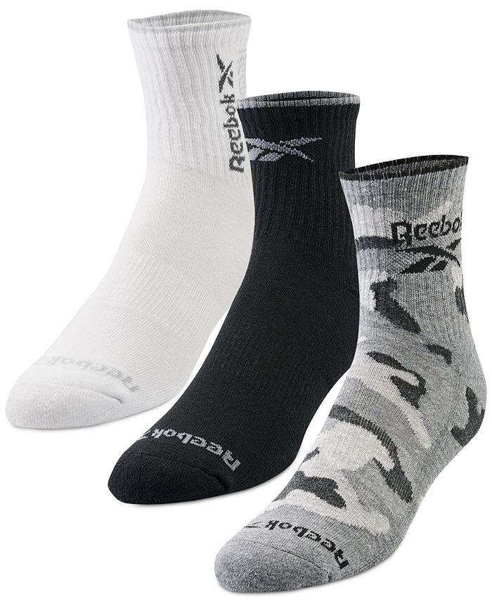 

Мужские 3-комп. 1/2 махровых носка высокой четверти Reebok, мультиколор