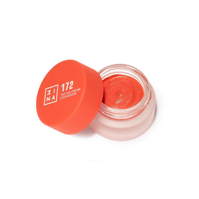 Тени для век The 24H Cream Eyeshadow Sombra de Ojos en Crema 3Ina, 172 Naranja Eléctrico тени для век alvin d or 24h cream 3 г