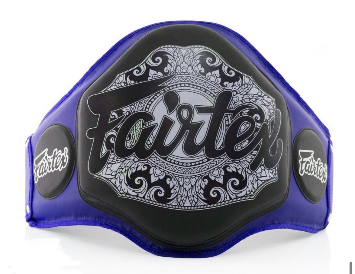

Пояс тренера Fairtex Belly Pad BPV3, синий / черный