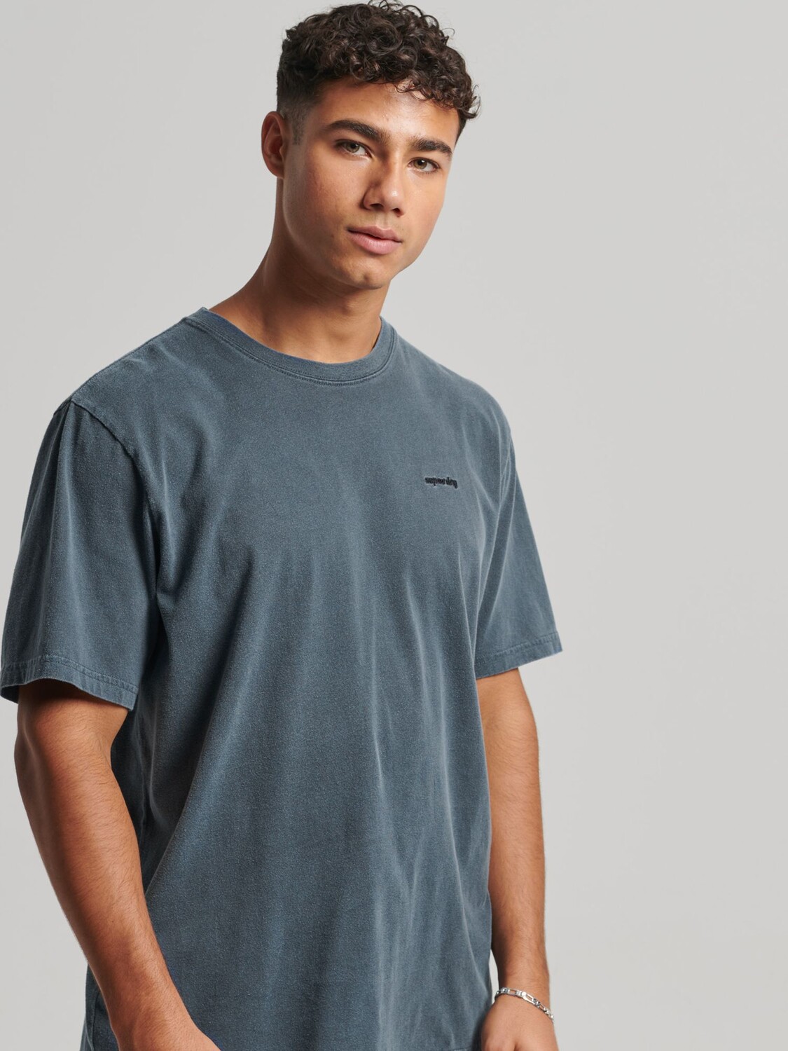 

Футболка Superdry Vintage Mark, темно-синий Eclipse