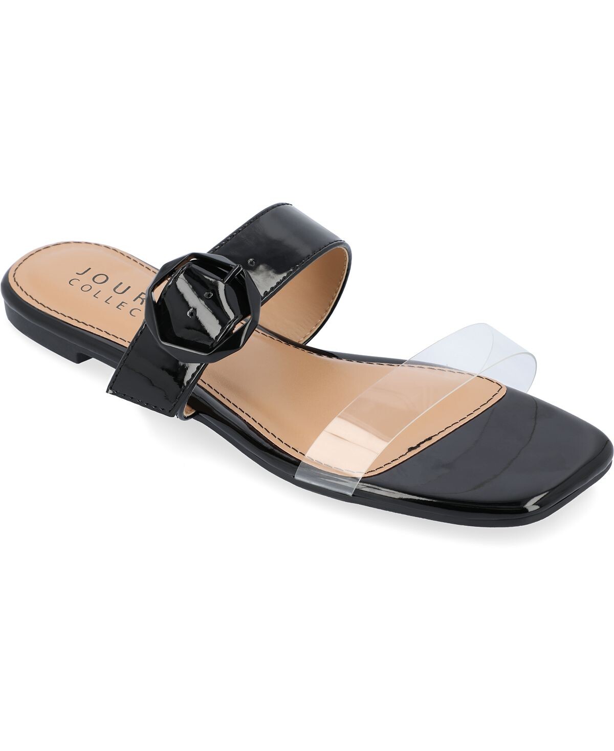 

Женские сандалии Jeysha Lucite Journee Collection, черный