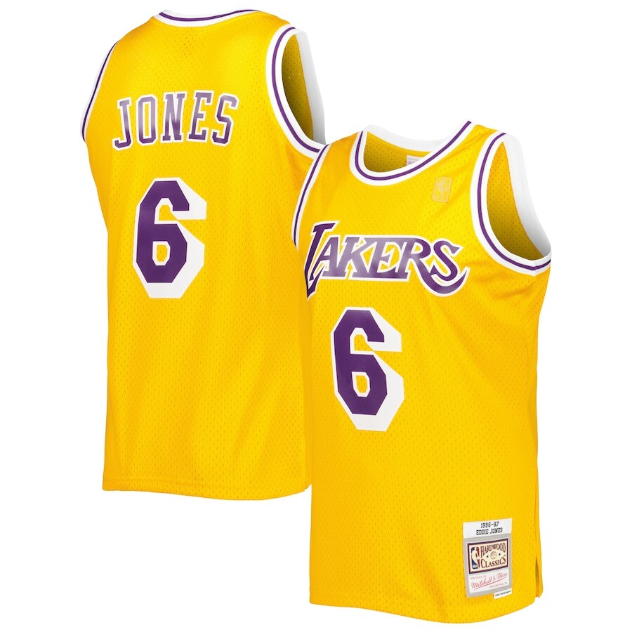 

Джерси Mitchell & Ness Los Angeles Lakers, золотой
