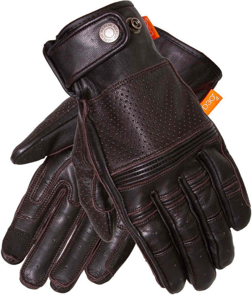 цена Мотоциклетные перчатки Leigh D3O Heritage Merlin, коричневый