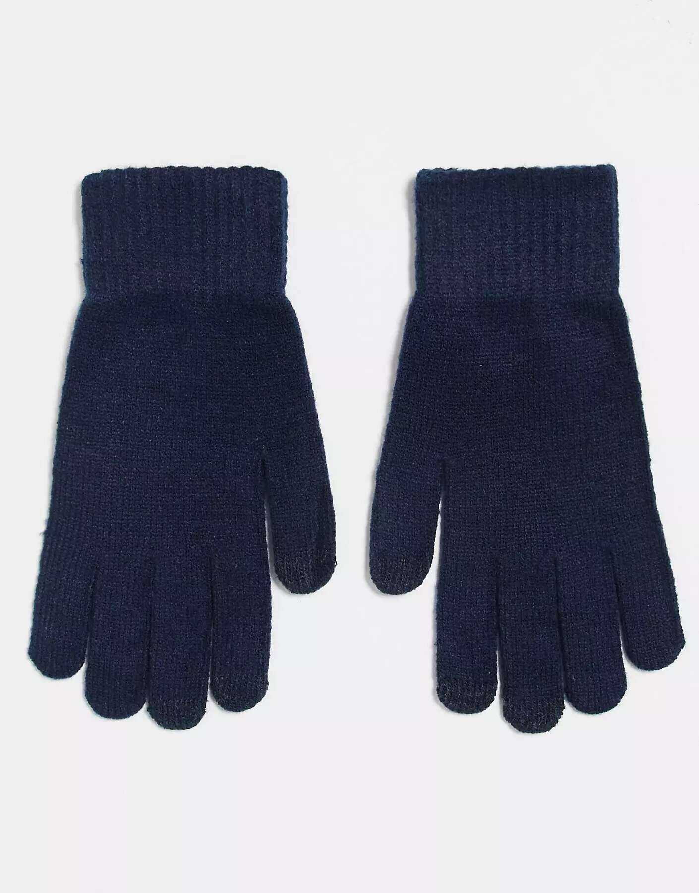 цена Темно-синие перчатки для сенсорного экрана ASOS