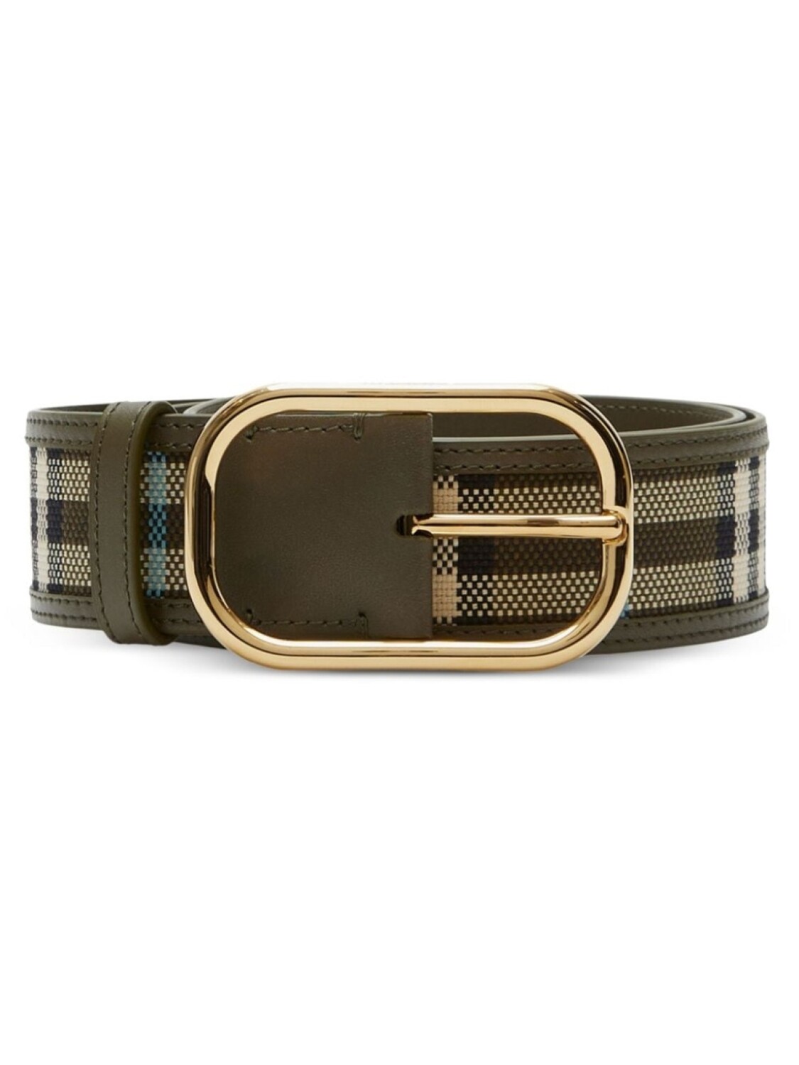 

Burberry ремень в клетку Vintage Check, зеленый
