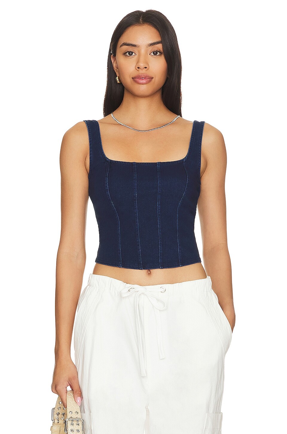 

Топ Good American Corset, цвет Indigo377