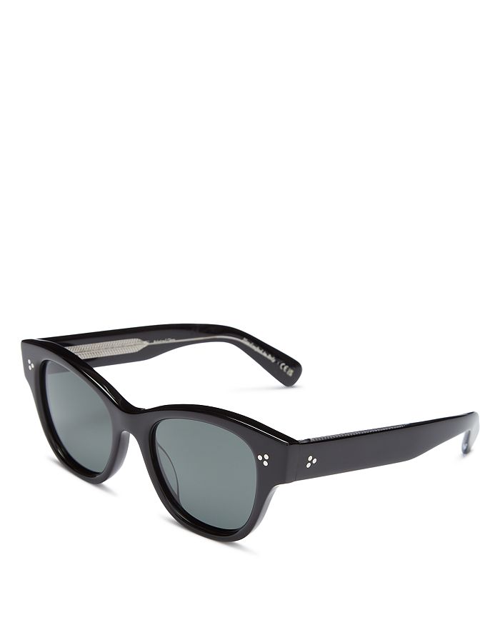цена Круглые поляризованные солнцезащитные очки Eadie, 51 мм Oliver Peoples
