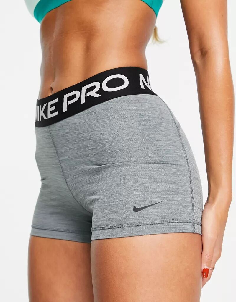 

Серые узкие шорты Nike Pro 365 Dri-FIT 3 дюйма