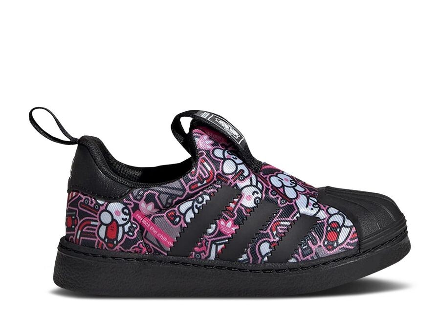 

Кроссовки adidas James Jarvis X Originals Superstar 360 I 'Abstract Trefoil', черный