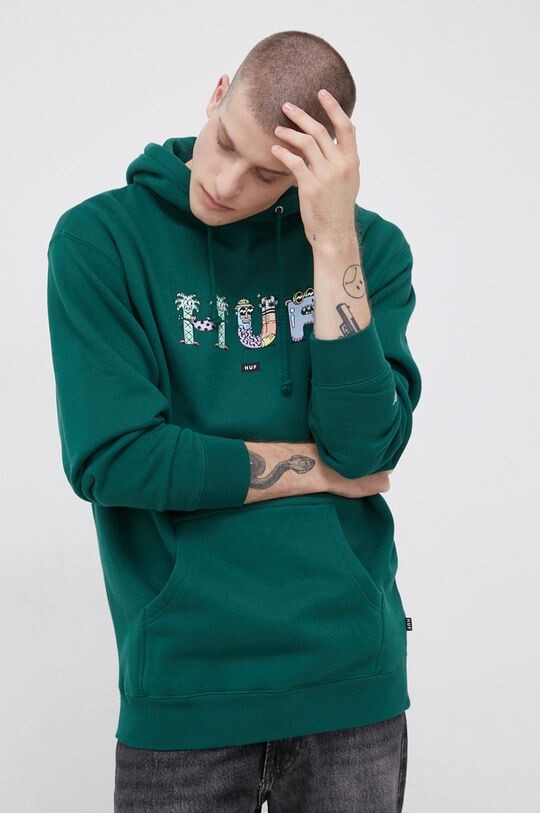 

Толстовка HUF Huf, зеленый
