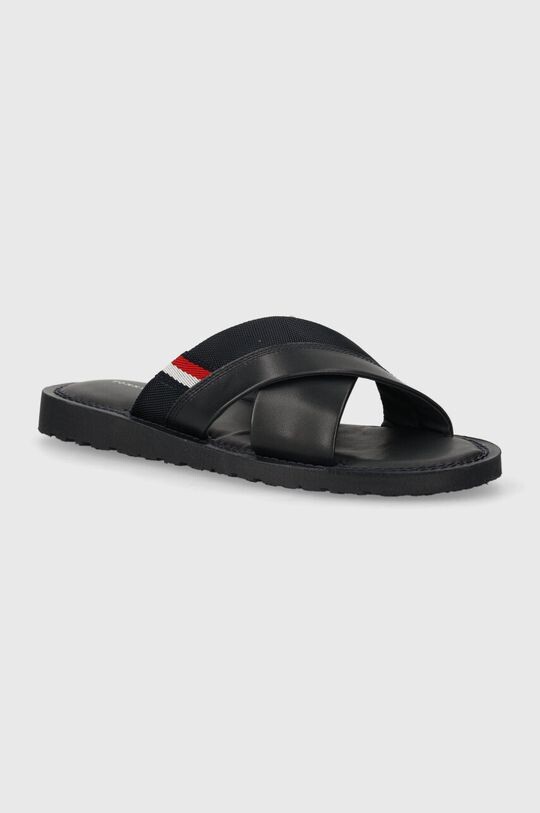 

Кожаные тапочки CORE LTH CRISS C SANDAL Tommy Hilfiger, темно-синий