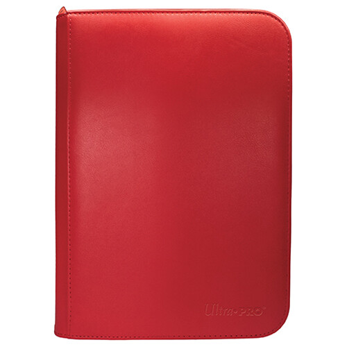 

Папка для карт Vivid 4-Pocket Zippered Pro-Binder – Red Ultra Pro