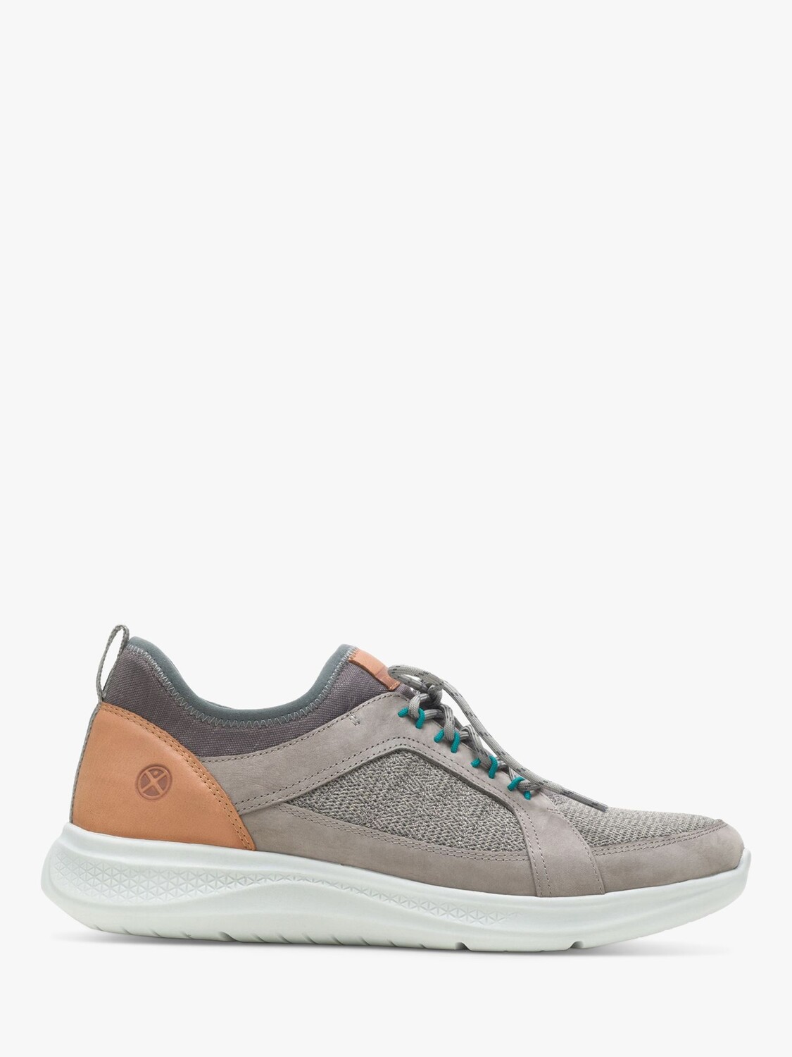 

Кожаные кроссовки на шнуровке Hush Puppies Mason, серые