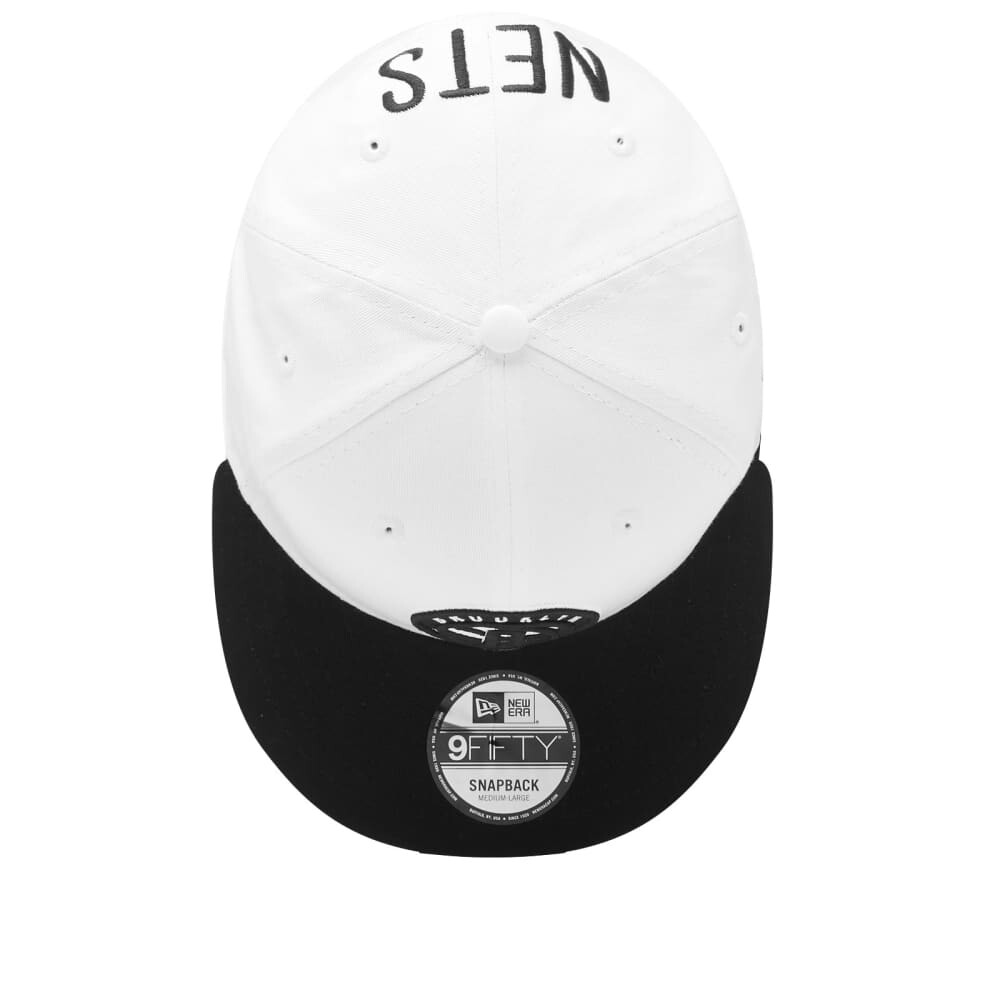 

Регулируемая кепка New Era Brooklyn Nets 9Fifty, белый
