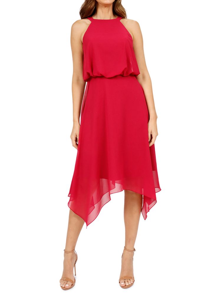 Платье-миди с лямкой на бретельках Rene Ruiz Collection, цвет Magenta