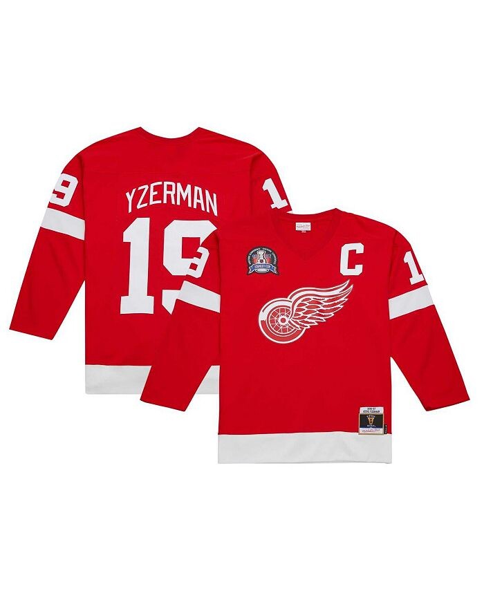 

Мужская красная майка игрока команды Steve Yzerman Detroit Red Wings 1996/97 Blue Line Mitchell & Ness, красный