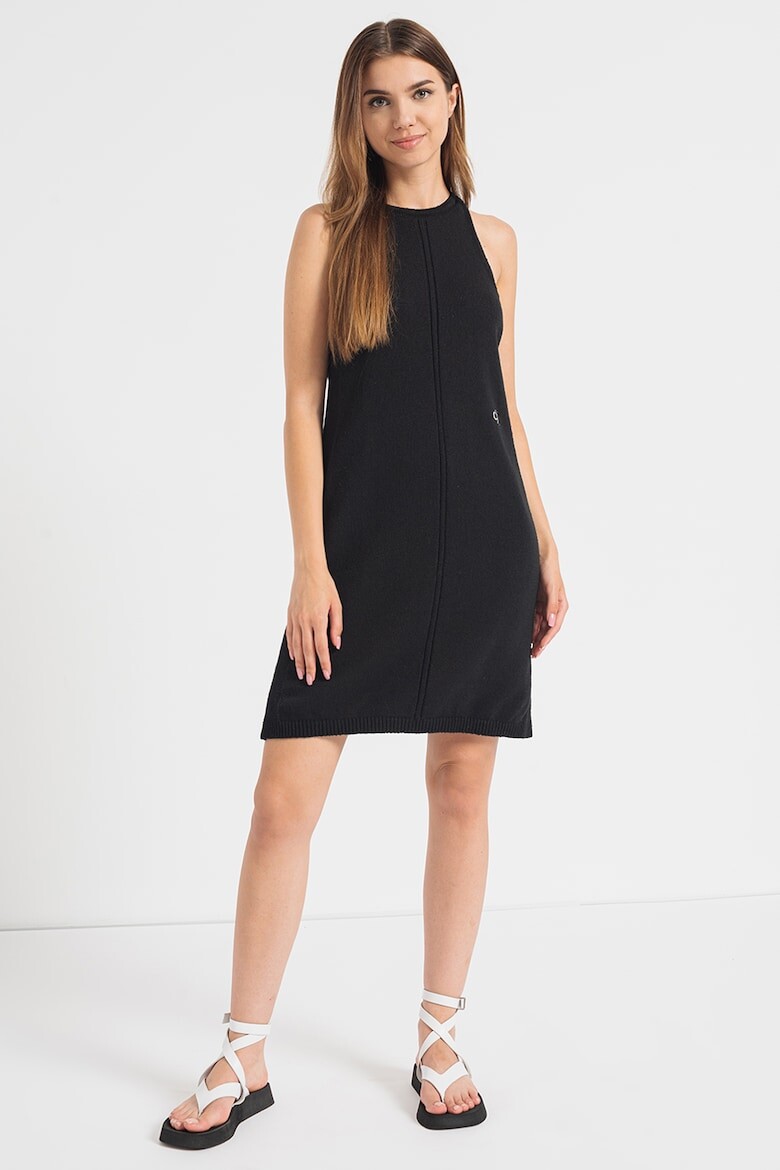 

Короткое платье тонкой вязки Calvin Klein Jeans, черный