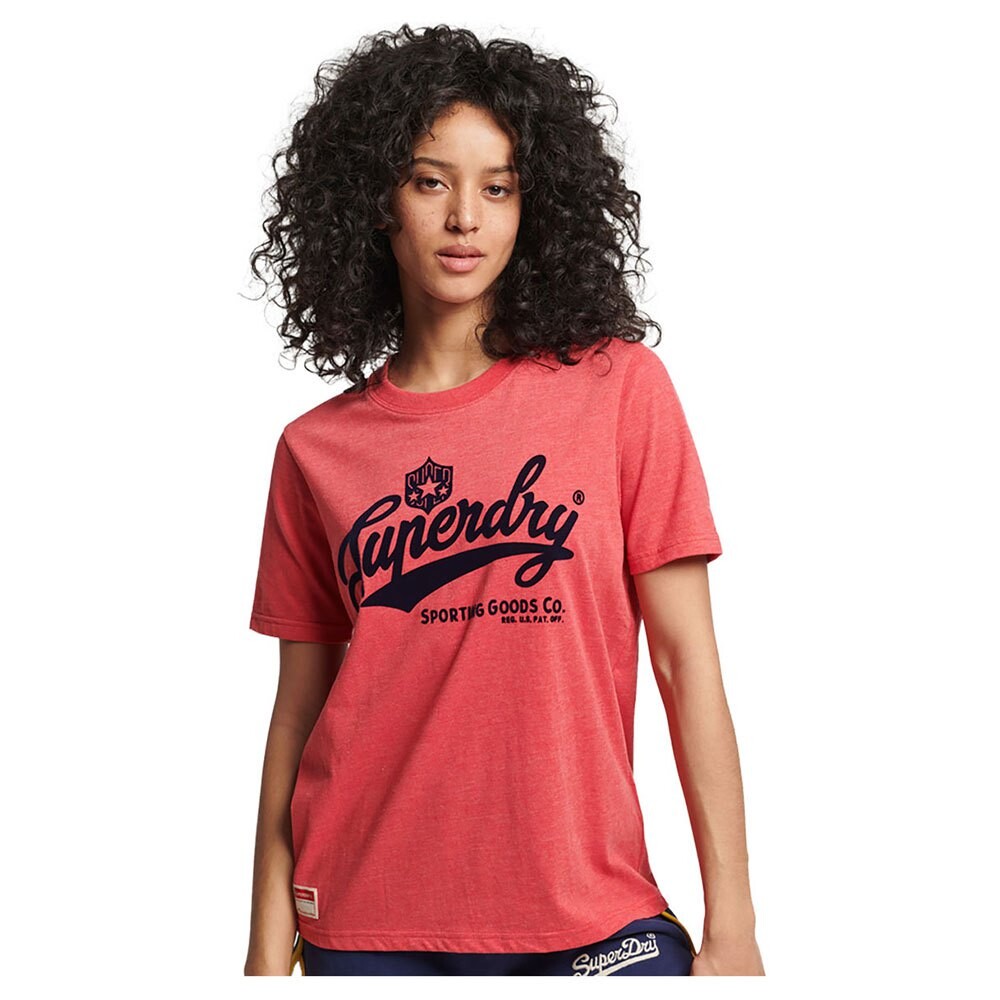 

Футболка Superdry Vintage Script Style Coll, розовый