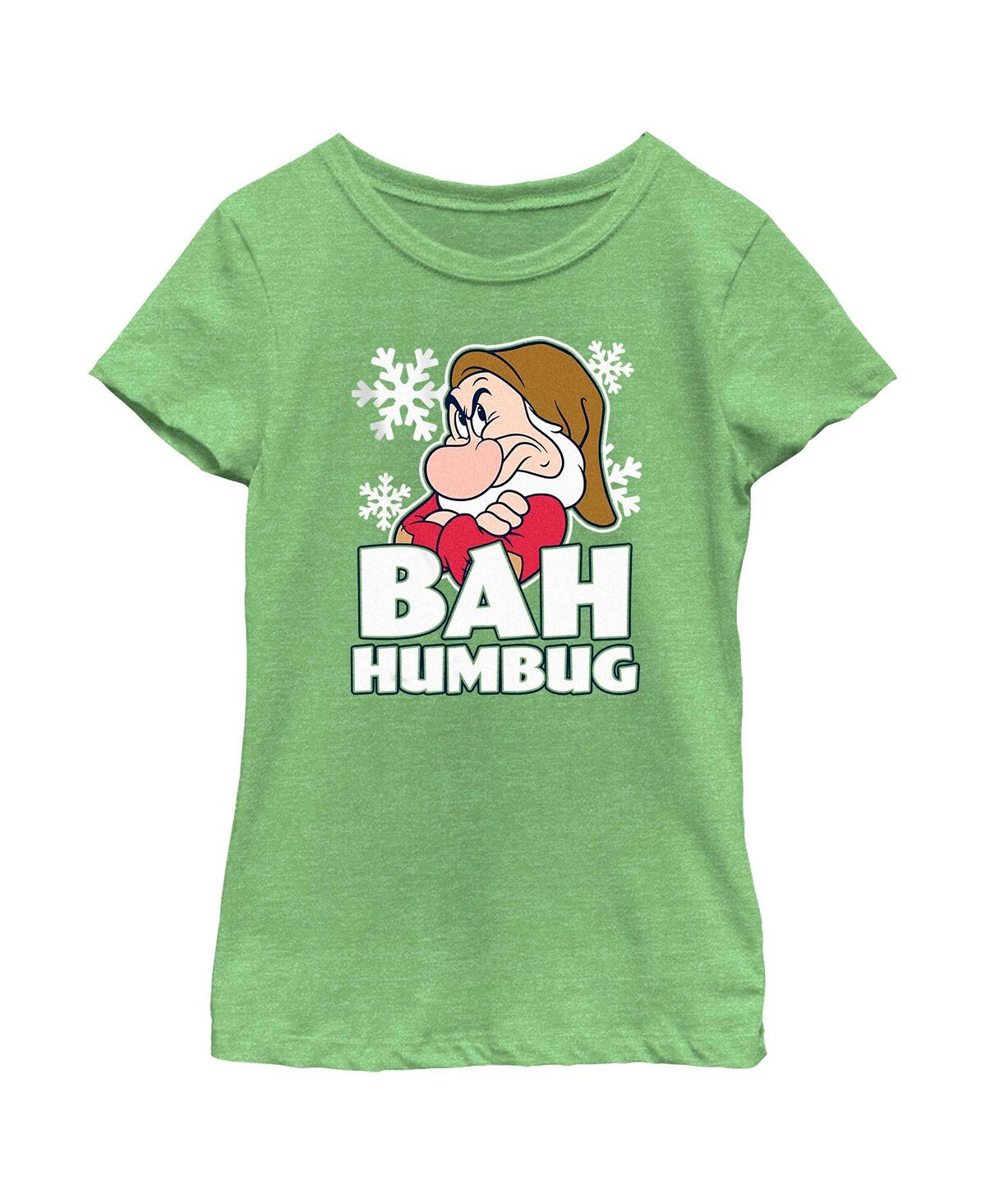

Детская футболка «Белоснежка и семь гномов» Grumpy Bah Humbug для девочек Disney