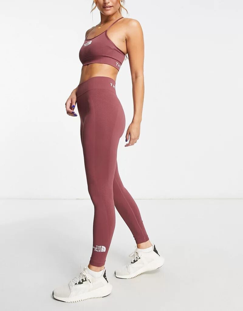 

Розовые бесшовные леггинсы с завышенной талией The North Face Training эксклюзивно на ASOS