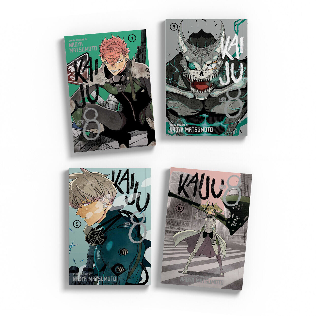 

Манга Kaiju No. 8 Manga (7-10) Bundle